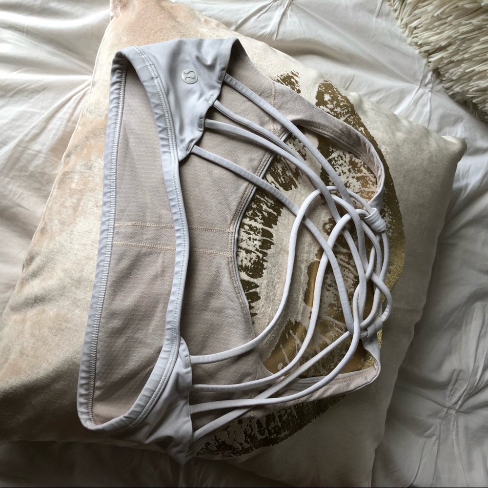 Lululemon Free To Be Wild sports bra in White